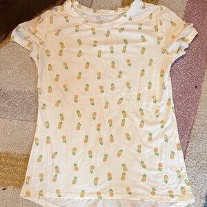 Zoe + Liv Pineapple Pattern Tee